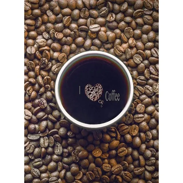 Coffee Lovers - 5d DIY Full Square drill Coffee Cup Diamond Paintings. 23 Delicious Designs to choose from!