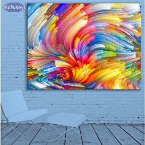 Color cloud, Cross Stitch kit, Diamond Painting - On Sale