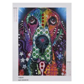 Color Dog, Crystal Diamond Painting Kits.  3 Styles to choose from (Limited)