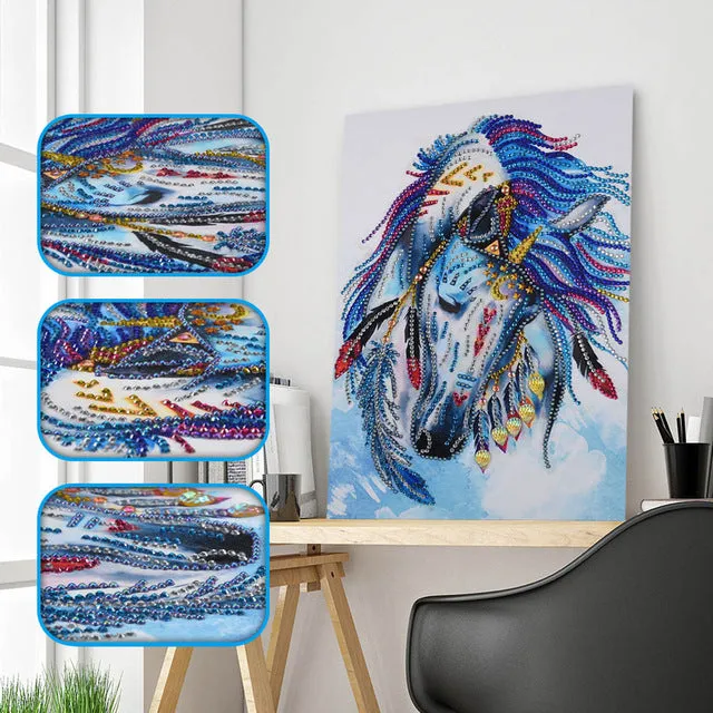 Color Dog, Crystal Diamond Painting Kits.  3 Styles to choose from (Limited)
