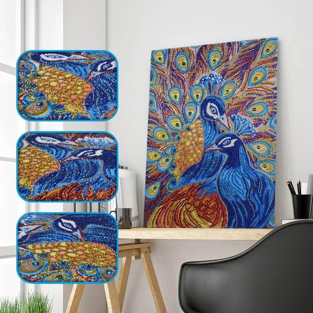 Color Dog, Crystal Diamond Painting Kits.  3 Styles to choose from (Limited)