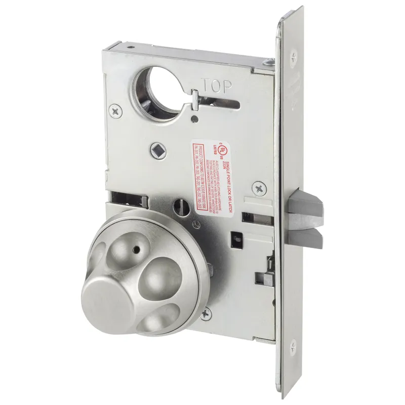 Corbin Russwin ML2010-HSS Grade 1 Anti-Harm (Anti-Ligature) Mortise Knob Lockset - Passage Function