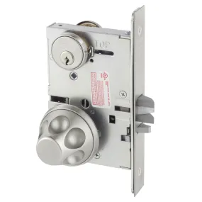 Corbin Russwin ML2053-HSS-630C  Anti-Harm (Anti-Ligature) Mortise Knob Lockset - Entrance Function, Satin Stainless Steel with Microshield