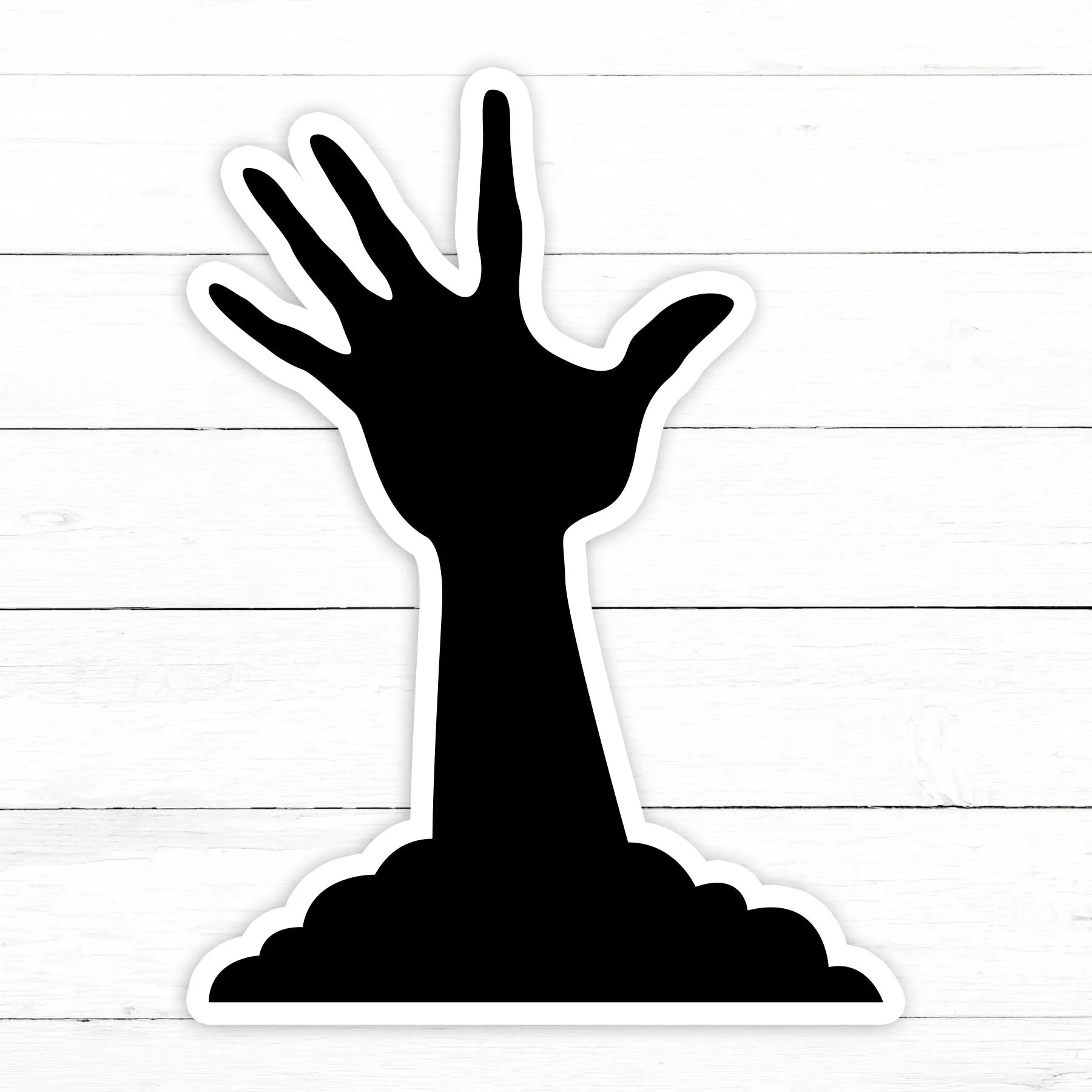 Creepy Hand Sticker | Waterproof Vinyl Decal | 3in