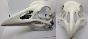 Cut and Hinged Skeletal Crow Mask Blank