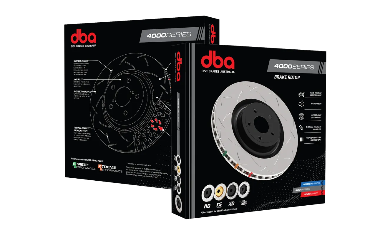 DBA 4000 T3 Slotted Brake Mitsubishi Diamante (1992-2004) 276mm Front Rotor