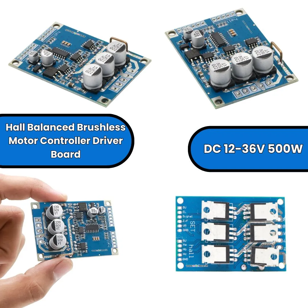 DC 12-36V 500W Brushless Motor Controller Driver Board
