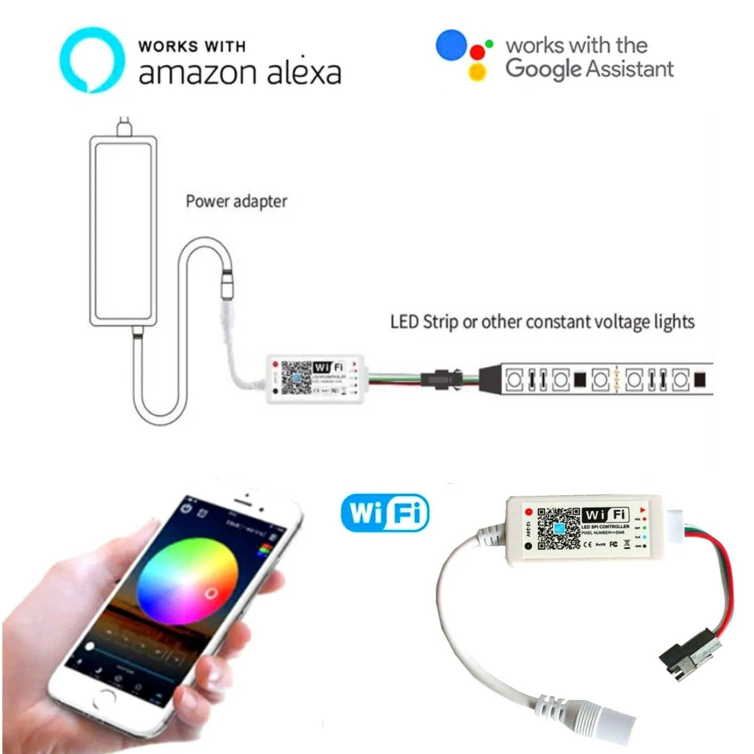 Digital Pixel RGB LED Strip 12V WS2811 Addressable 5050 60LED/m IP65 5 Metre