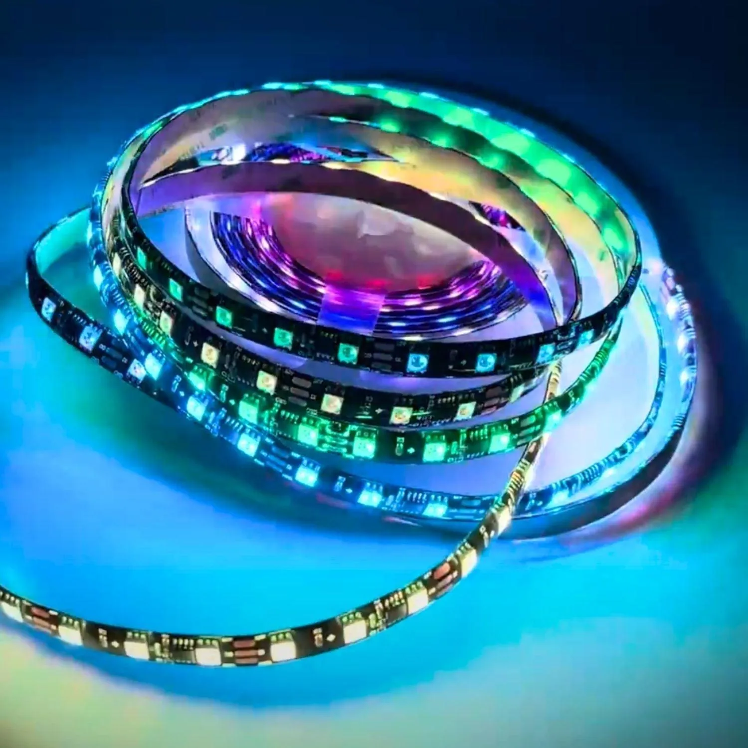 Digital Pixel RGB Strip 12V WS2811 Addressable 5050 60LED/m IP20 5 Metre