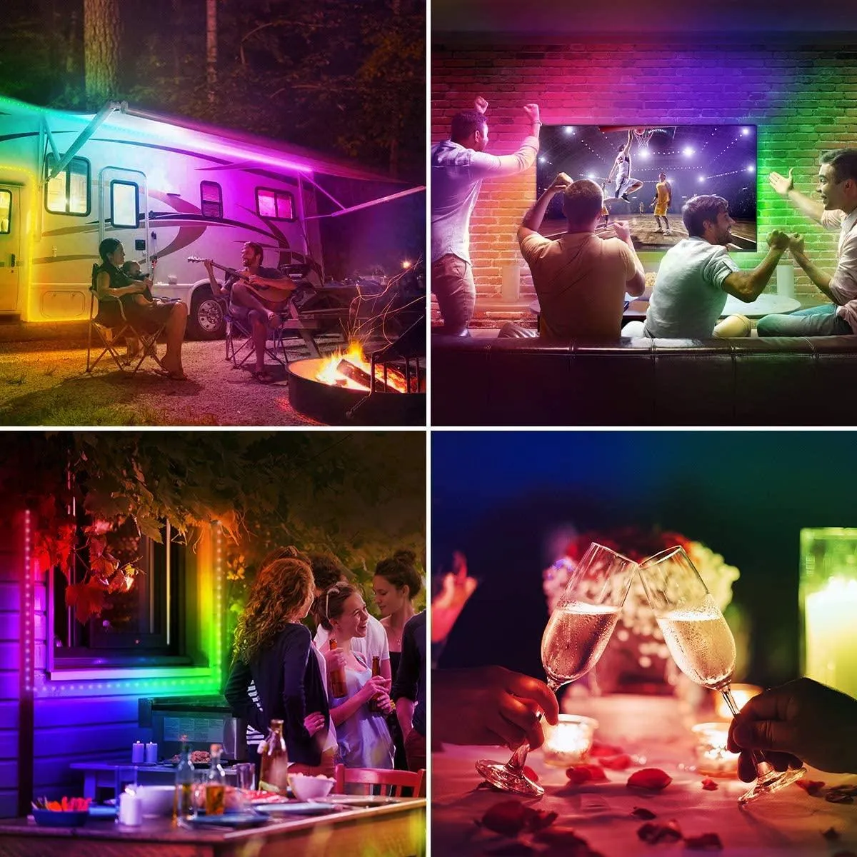 Digital Pixel RGB Strip 12V WS2811 Addressable 5050 60LED/m IP20 5 Metre