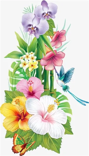 DIY Floral Diamond Painting Kits | Full Round 5D Diamonds | Flower Portrait | Sunflower Daisy Butterfly Bird