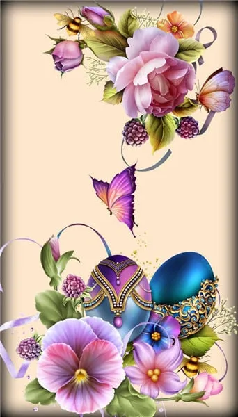 DIY Floral Diamond Painting Kits | Full Round 5D Diamonds | Flower Portrait | Sunflower Daisy Butterfly Bird