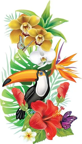 DIY Floral Diamond Painting Kits | Full Round 5D Diamonds | Flower Portrait | Sunflower Daisy Butterfly Bird