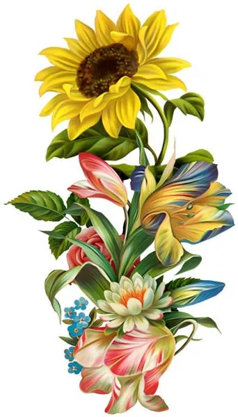 DIY Floral Diamond Painting Kits | Full Round 5D Diamonds | Flower Portrait | Sunflower Daisy Butterfly Bird