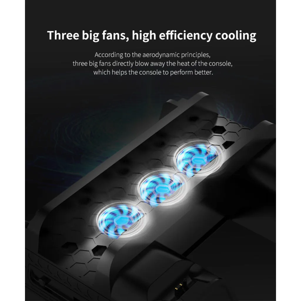 DOBE PS4 Slim/Pro Multifunctional Cooling Stand