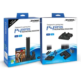 DOBE PS4 Slim/Pro Multifunctional Cooling Stand
