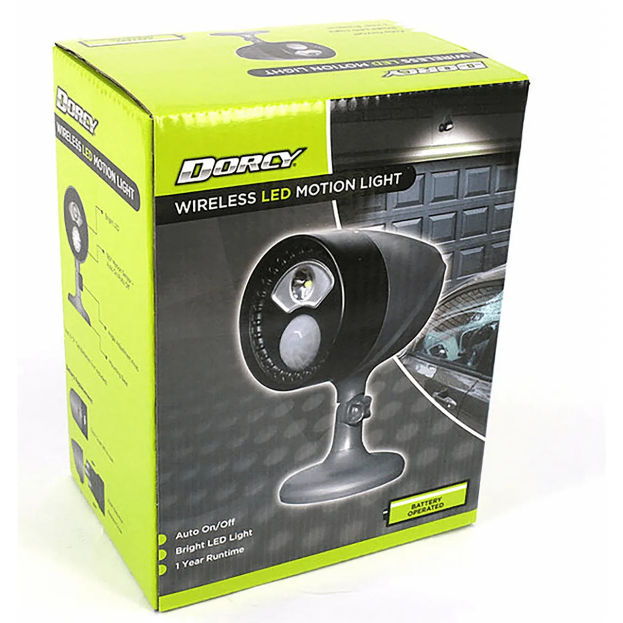 Dorcy LED Motion Detector Spot Light Sensor Wireless Home Office