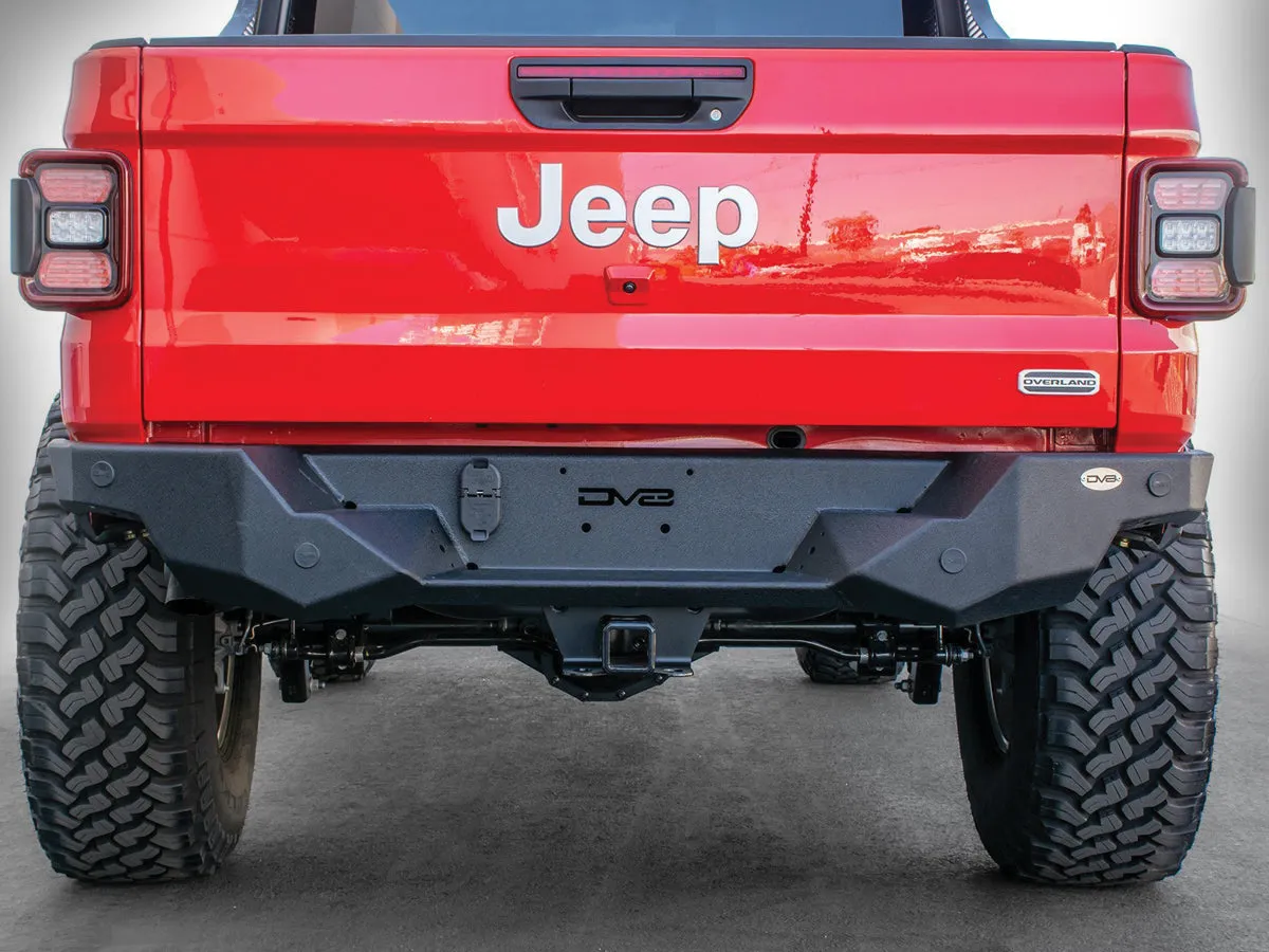 DV8 Rear Bumper RBGL-04, High Clearance for 20-up Jeep Gladiator JT