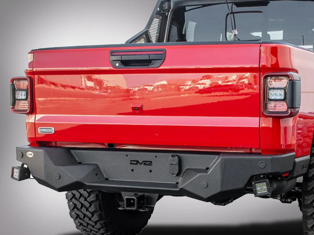 DV8 Rear Bumper RBGL-04, High Clearance for 20-up Jeep Gladiator JT