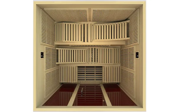 Dynamic Monaco 6-person Ultra Low EMF FAR Infrared Sauna DYN-6996-01 Elite