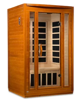 Dynamic "San Marino Elite" 2-Person Ultra Low EMF FAR Infrared Sauna (Canadian Hemlock) (New 2024)