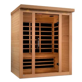 Dynamic "Vila Elite" 3-Person Ultra Low EMF FAR Infrared Sauna DYN-6315-02 Elite