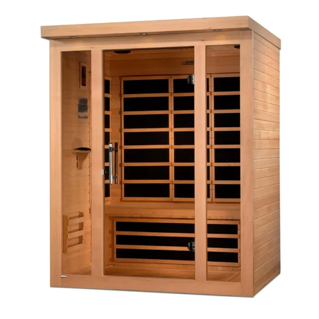 Dynamic "Vila Elite" 3-Person Ultra Low EMF FAR Infrared Sauna DYN-6315-02 Elite