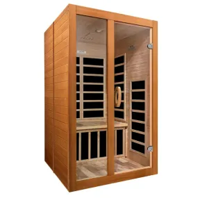 Dynamic Saunas Santiago Elite DYN-6209-02 | 2 Person Indoor Far Infrared