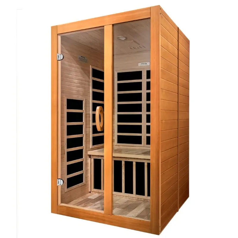 Dynamic Saunas Santiago Elite DYN-6209-02 | 2 Person Indoor Far Infrared