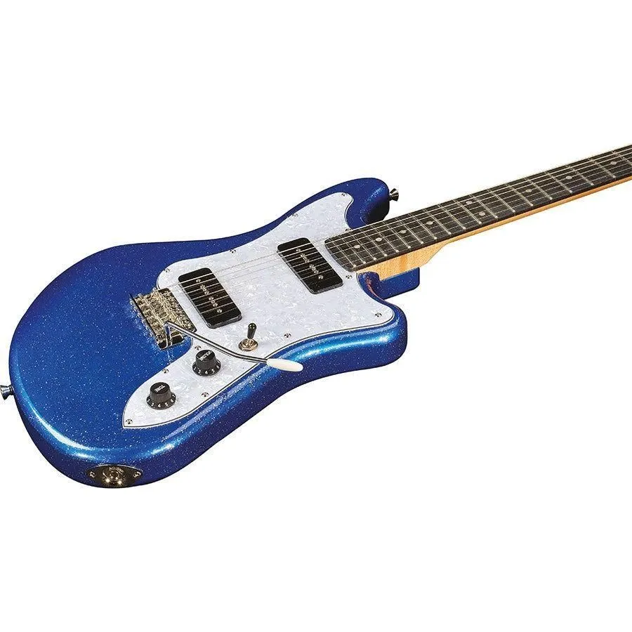 Eko Camaro VR2 90 Electric Guitar in Blue Sparkle