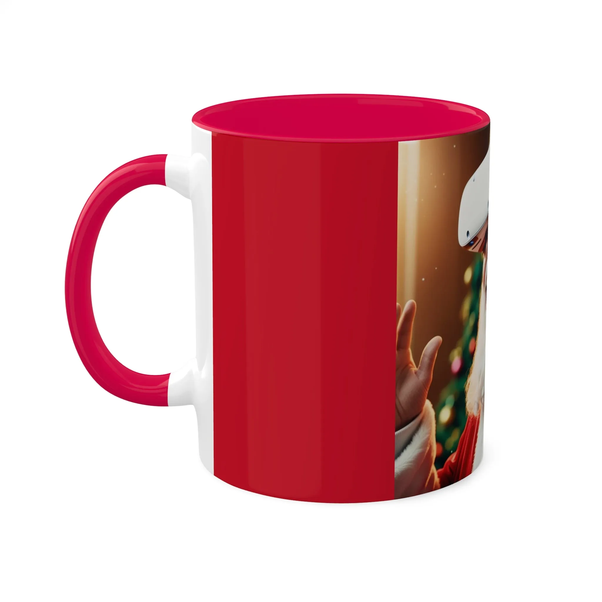 Electronic Cloud Holiday Mug: Santa in VR