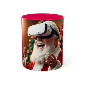 Electronic Cloud Holiday Mug: Santa in VR
