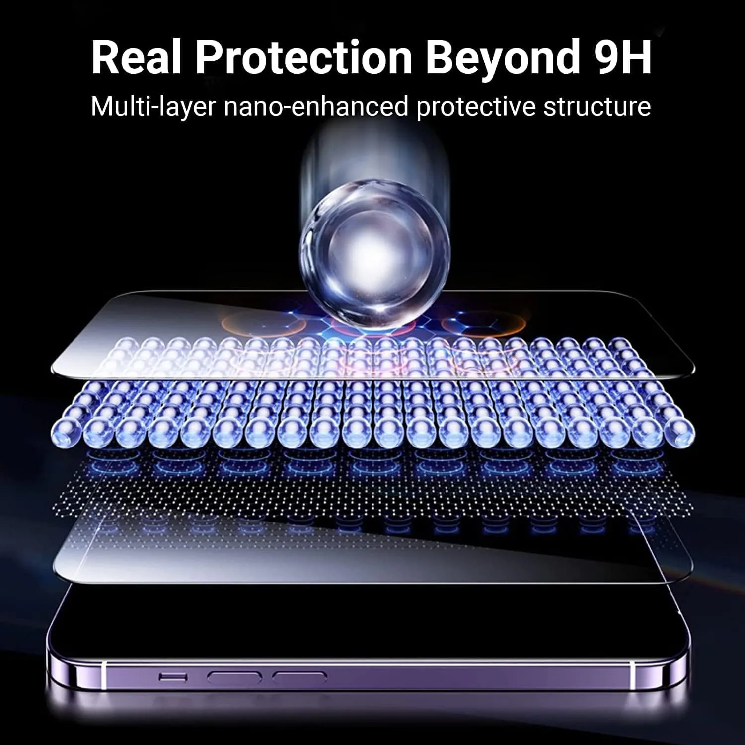 Entronix 4-Pack for Apple iPhone 16 Pro Max, 2 Clear Tempered Glass Screen Protectors & 2 Camera Lens Protectors