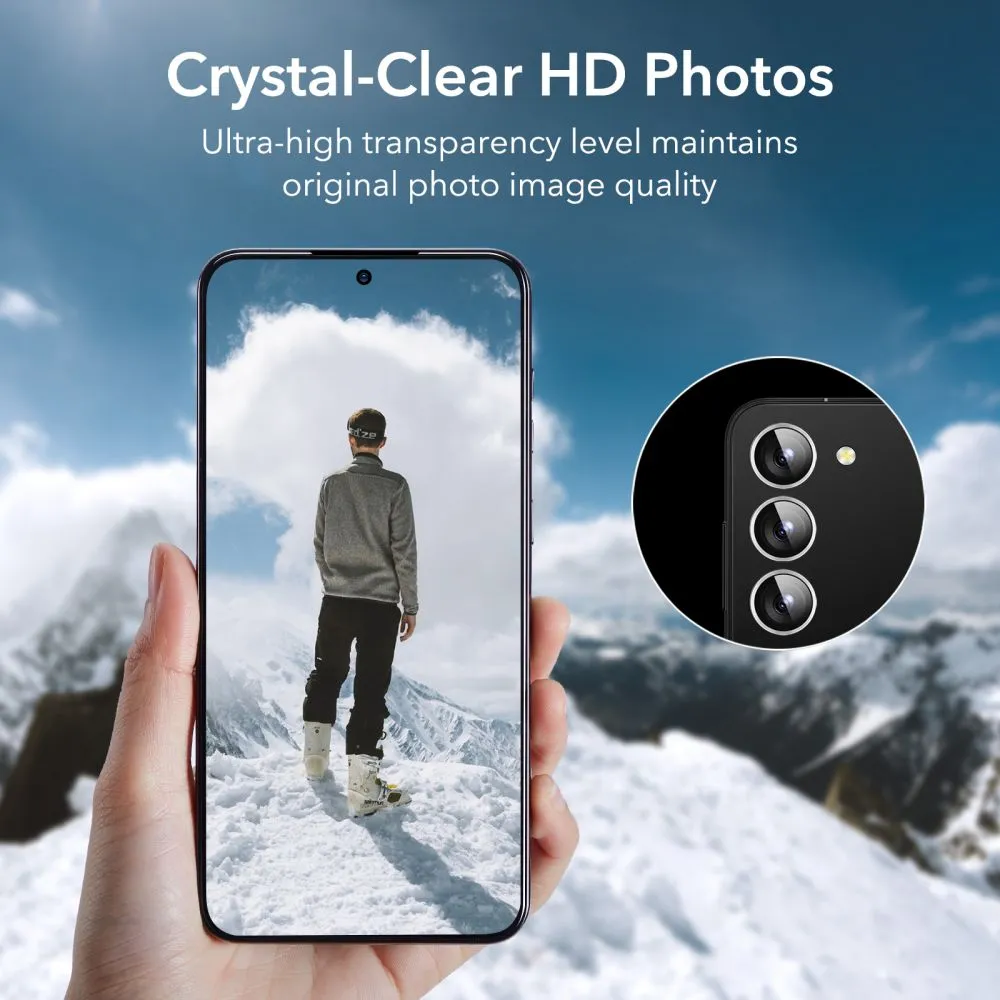 ESR Camera Lens Tempered Glass Protector for Samsung Galaxy S23 / S23  PLUS - Silver