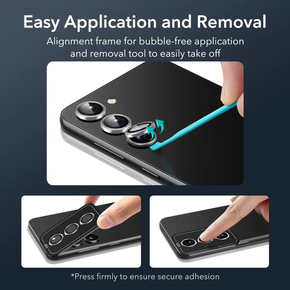 ESR Camera Lens Tempered Glass Protector for Samsung Galaxy S23 / S23  PLUS - Silver