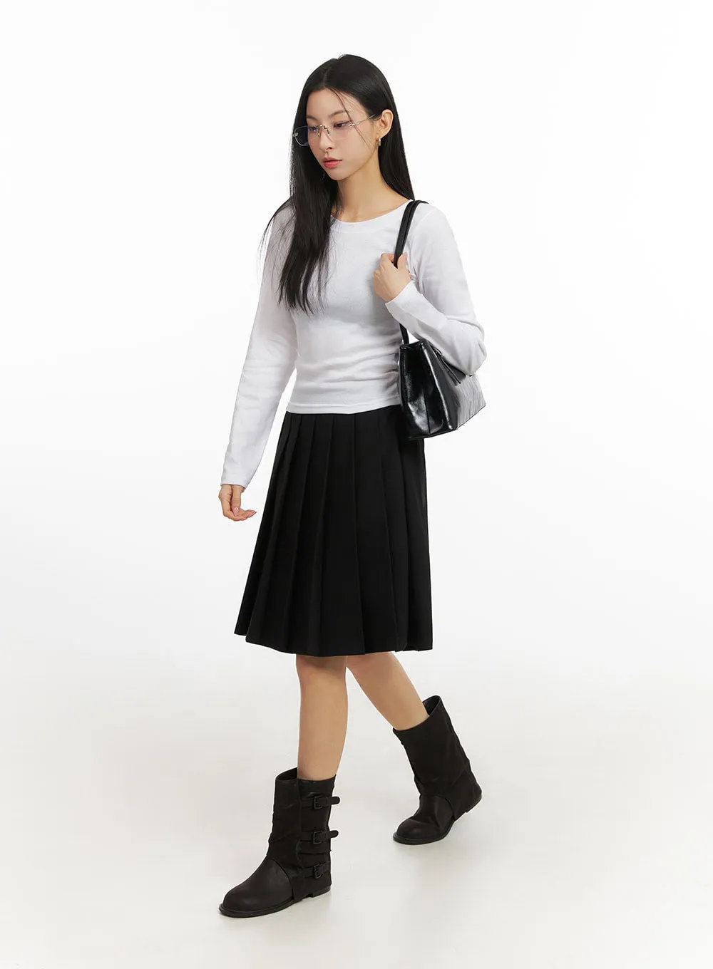 Essential Comfort Round-Neck Top ID431