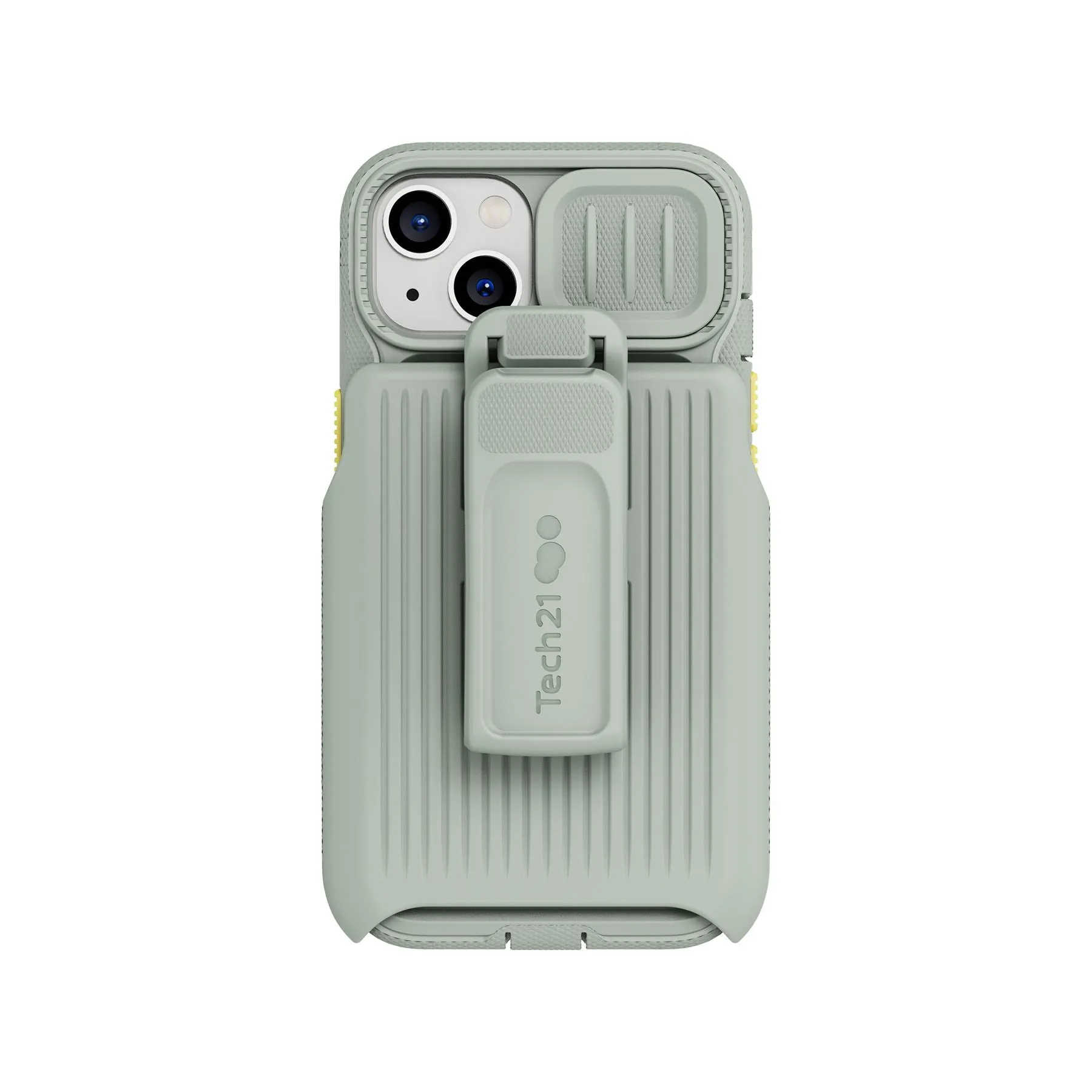 EvoMax - Apple iPhone 13 Case with Holster - Khaki Grey