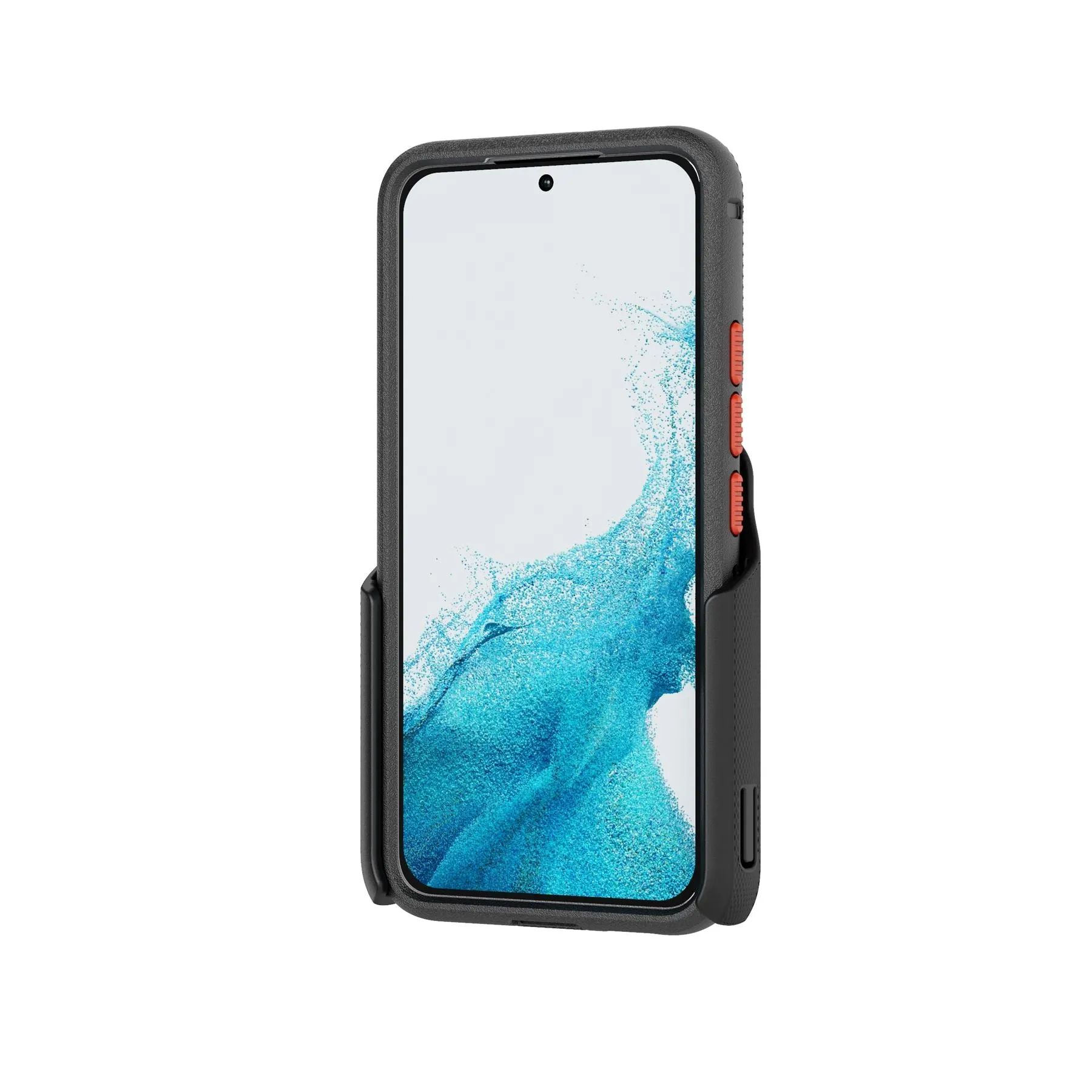 EvoMax - Samsung Galaxy S22 Case with Holster - Black
