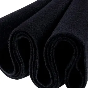 Felt Fabric by the Yard | 72 Inches Wide | Thick Felt | Black