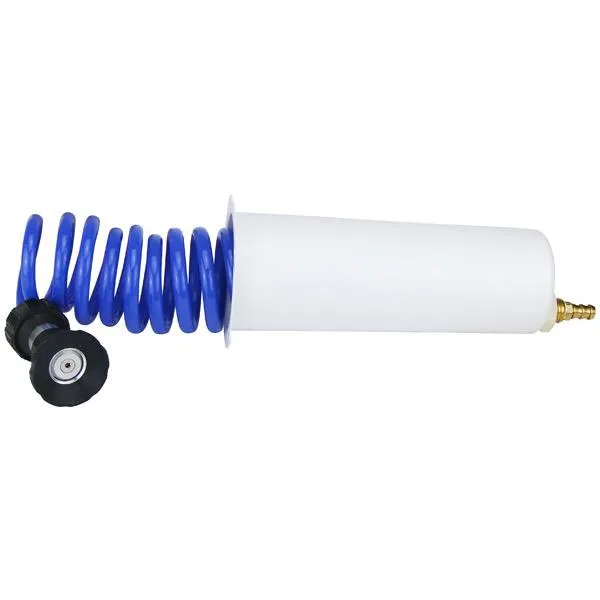 Flush Mount Washdown Hose Kit 4.5m - Blue Hose Polar White Housing