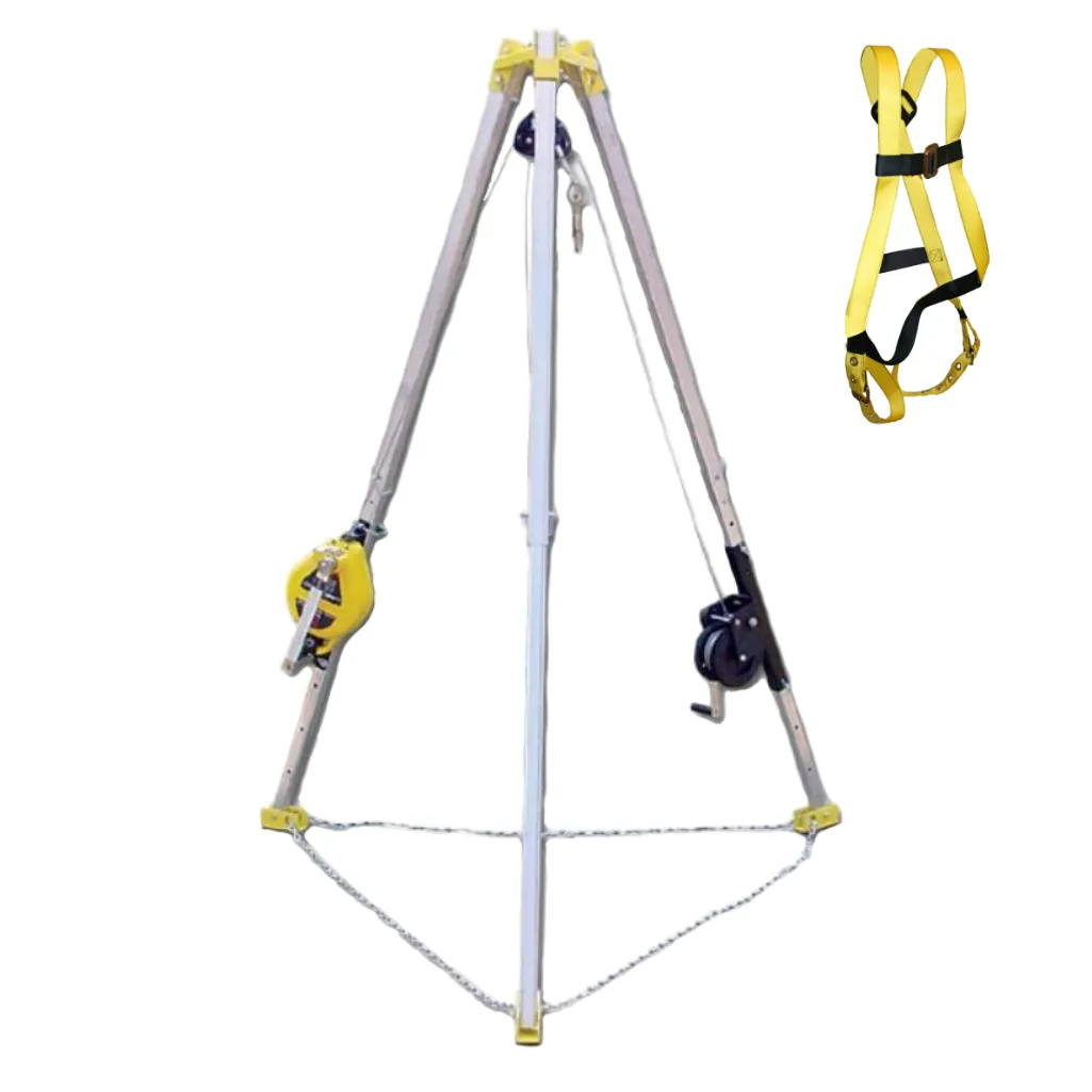 FrenchCreek S50G-M7 Combination Rescue Winch and 3-Way Winch Tripod Rescue System