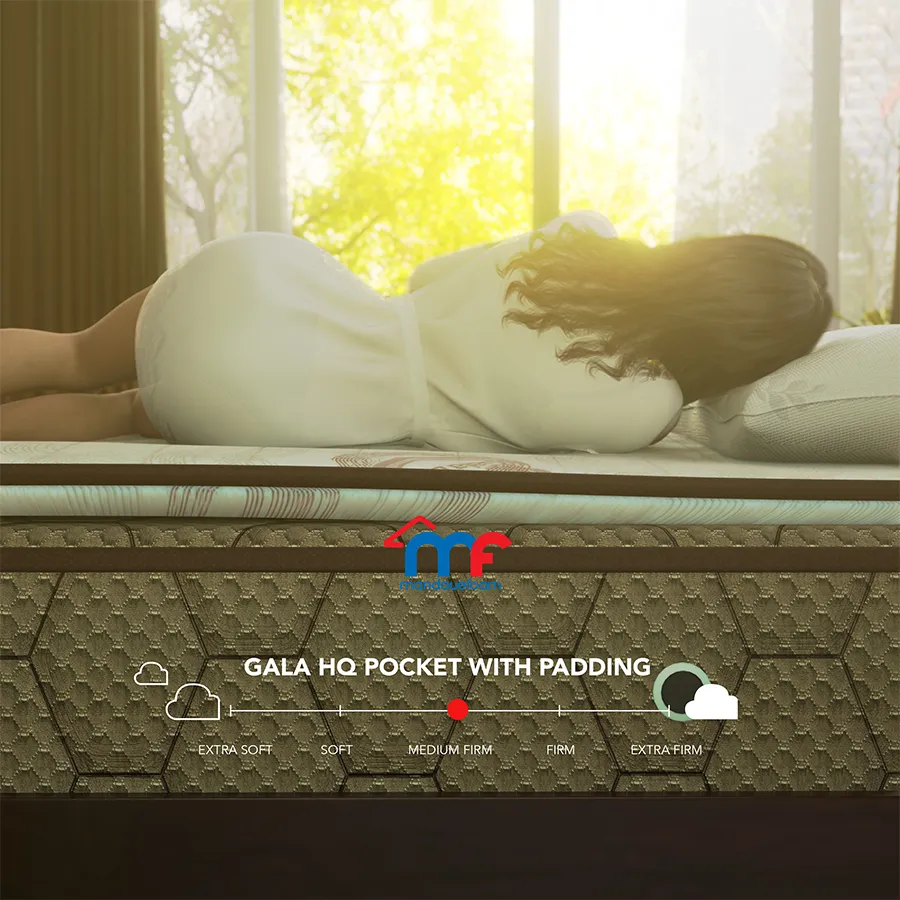 Gala Hotel Quality Pocket with Padding Spring Mattress