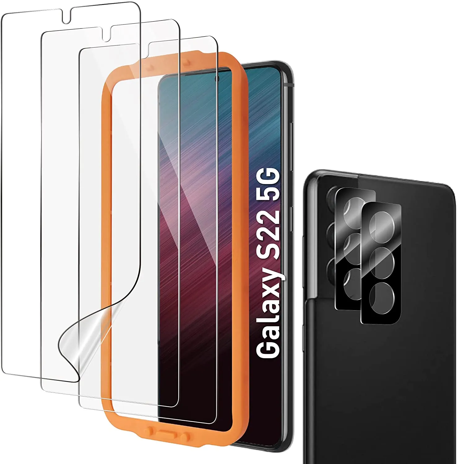 Galaxy S22 Screen Protector & Camera Samsung  Lens Protector