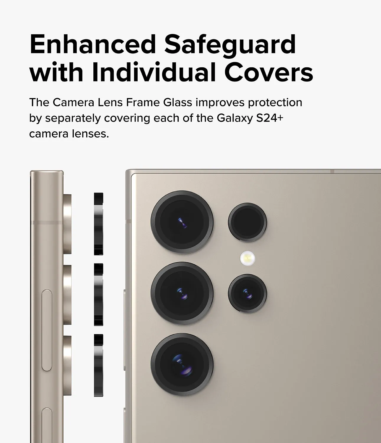 Galaxy S24 Ultra Lens Protector | Camera Lens Frame Glass