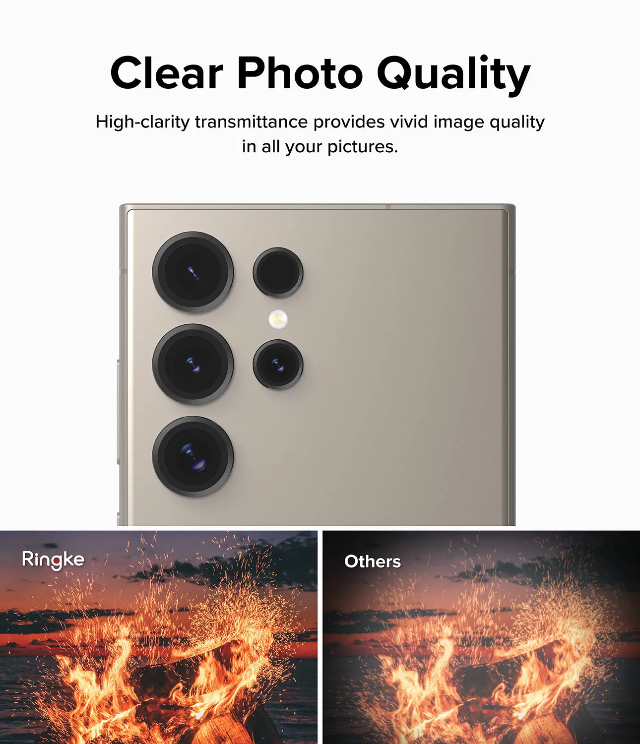 Galaxy S24 Ultra Lens Protector | Camera Lens Frame Glass