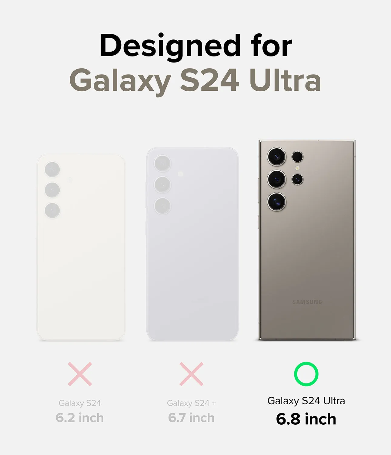 Galaxy S24 Ultra Lens Protector | Camera Lens Frame Glass