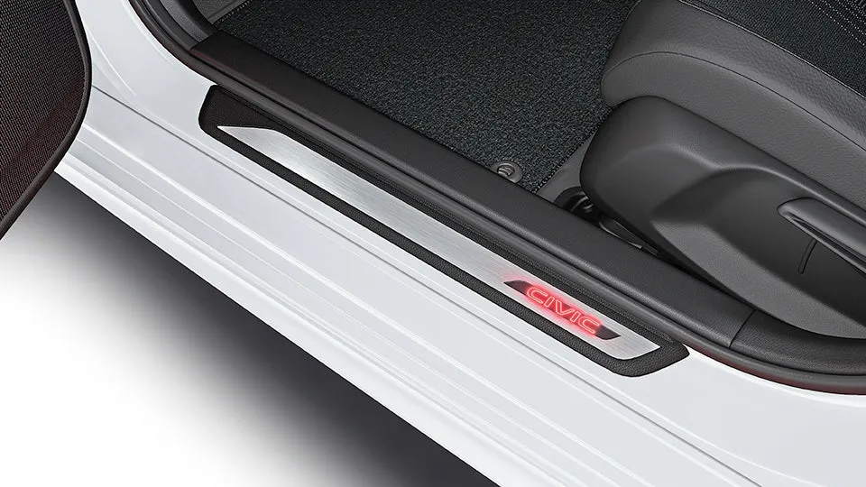 Genuine Honda 2022  Civic Red Illuminated Door Step Garnish
