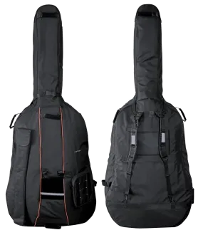 GEWA Premium Double Bass Gig Bag 12mm Padding Black - 1/2
