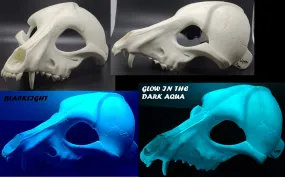 Glow in the Dark Skeletal K9 Upper Jaw Mask