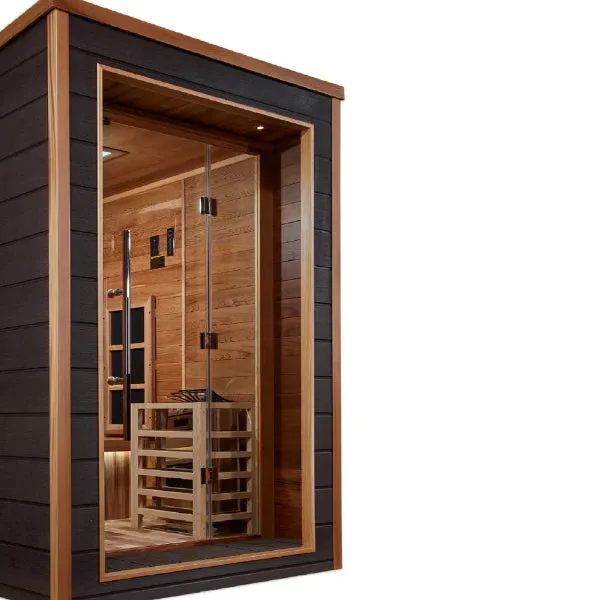 Golden Designs "Karlstad" PureTech™ Full Spectrum and Traditional Steam Hybrid Sauna GDI-8226-01